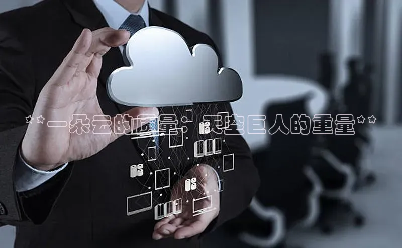 意昂体育4登录江铃新能源**一朵云的质量：天空巨人的重量**