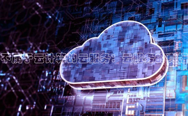 EON体育4猫眼不属于云计算的云服务：云服务的真相